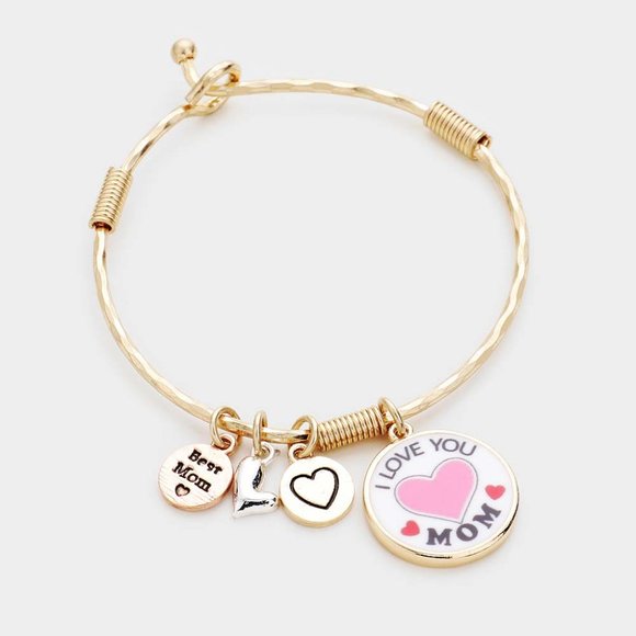 Jewelry - "I Love You Mom" Charm Bracelet
